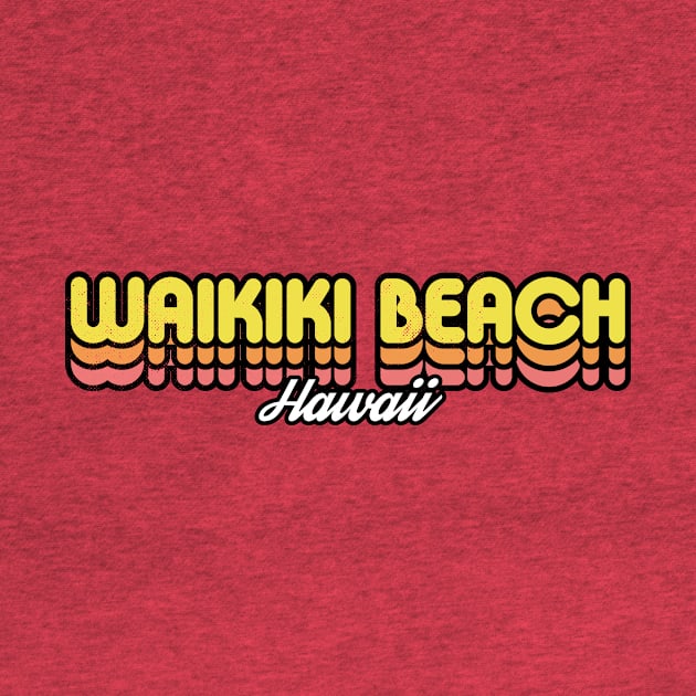 Waikiki Beach Hawaii by rojakdesigns